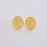 Topos San Miguel Mate 1.05 g / in / 11 mm Oro Amarillo 18K