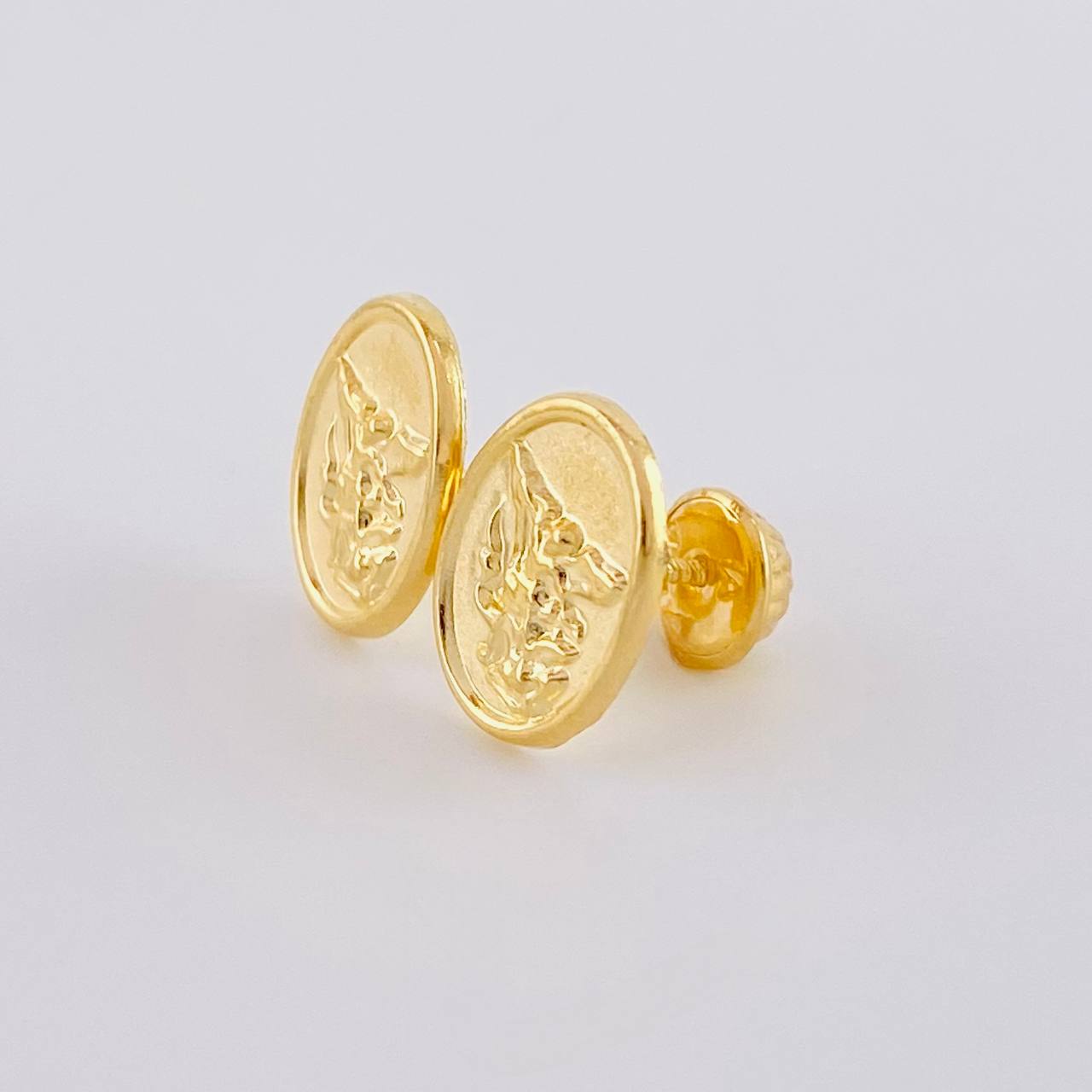 Topos San Miguel Mate 1.05 g / in / 11 mm Oro Amarillo 18K