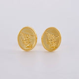 Topos San Miguel Mate 0.8 g / in / 9 mm Oro Amarillo 18K