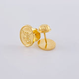 Topos San Miguel Mate 0.8 g / in / 9 mm Oro Amarillo 18K