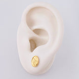 Topos San Miguel Mate 0.85 g / in / 9 mm Oro Amarillo 18K