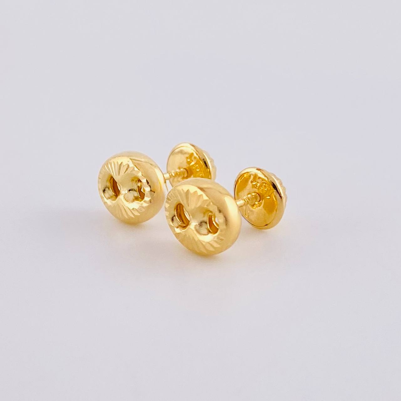 Topos Gc Diamantado 0.7 g / in / 6.4 mm Oro Amarillo 18K