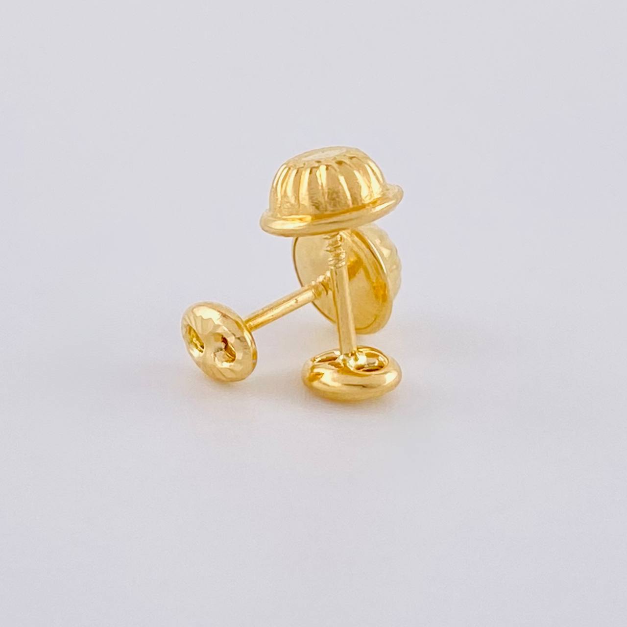 Topos Gc Diamantado 0.4 g / in / 3.4 mm Oro Amarillo 18K
