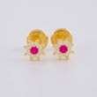 Topos Flor Ocho Petalos 0.6 g / in / 5.4 mm Oro Amarillo 18K