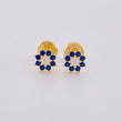 Topos Flor Ocho Petalos 0.8 g / in / 6.3 mm Oro Amarillo 18K