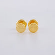 Topos Circulo Diamantado 0.4 g / in /6 mm Oro Amarillo 18K