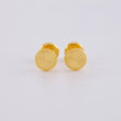 Topos Circulo Diamantado 0.5 g / in / 5 mm Oro Amarillo 18K
