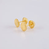 Topos Circulo Diamantado 0.5 g / in / 5 mm Oro Amarillo 18K