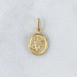 Pendant San Miguel 0.75gr / 2cm / Matte-Smooth-Circular 18K Yellow Gold ©