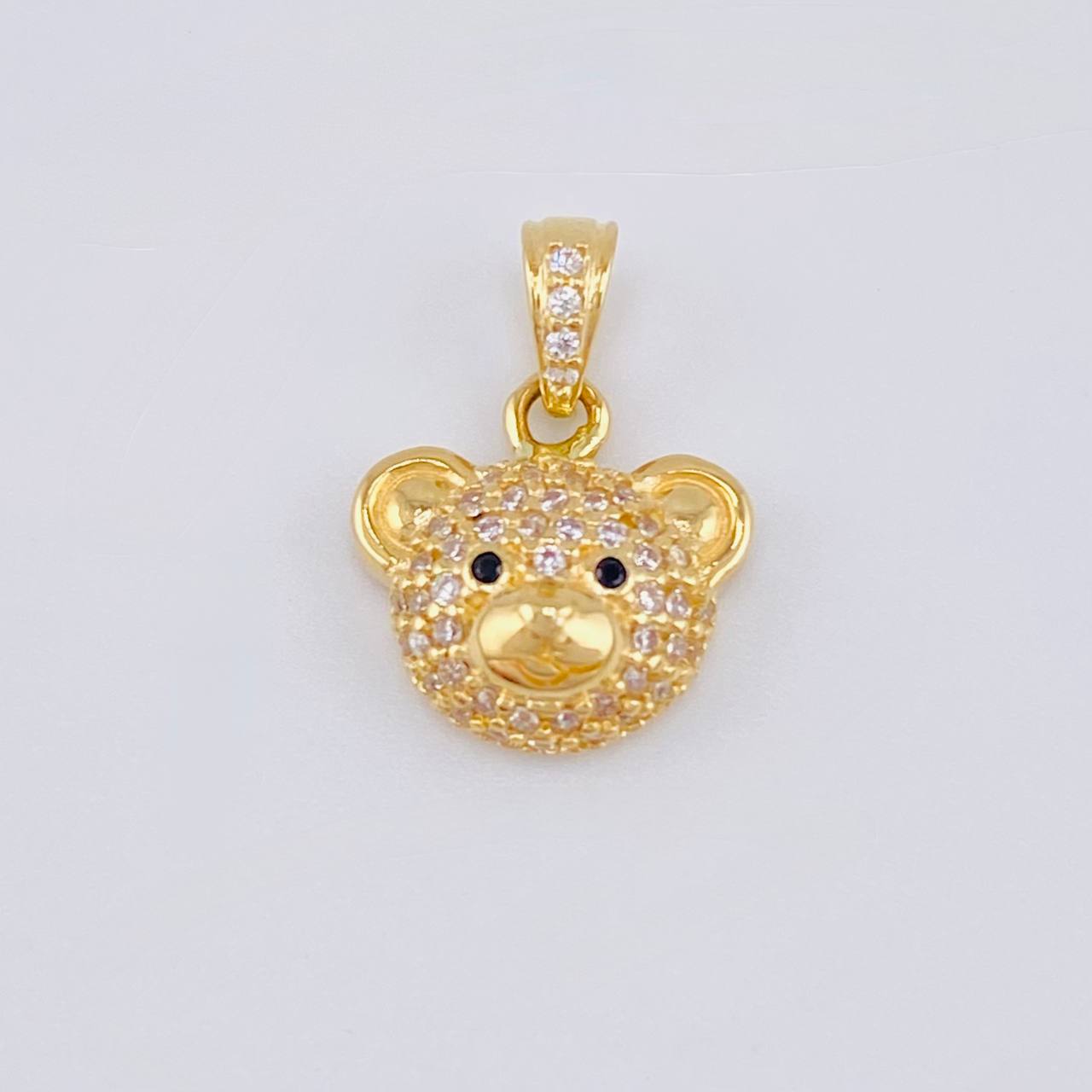 Dije Rostro Oso 2.05 g / 3/4 in Oro Amarillo 18K
