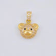 Dije Rostro Oso 2.05 g / 3/4 in Oro Amarillo 18K