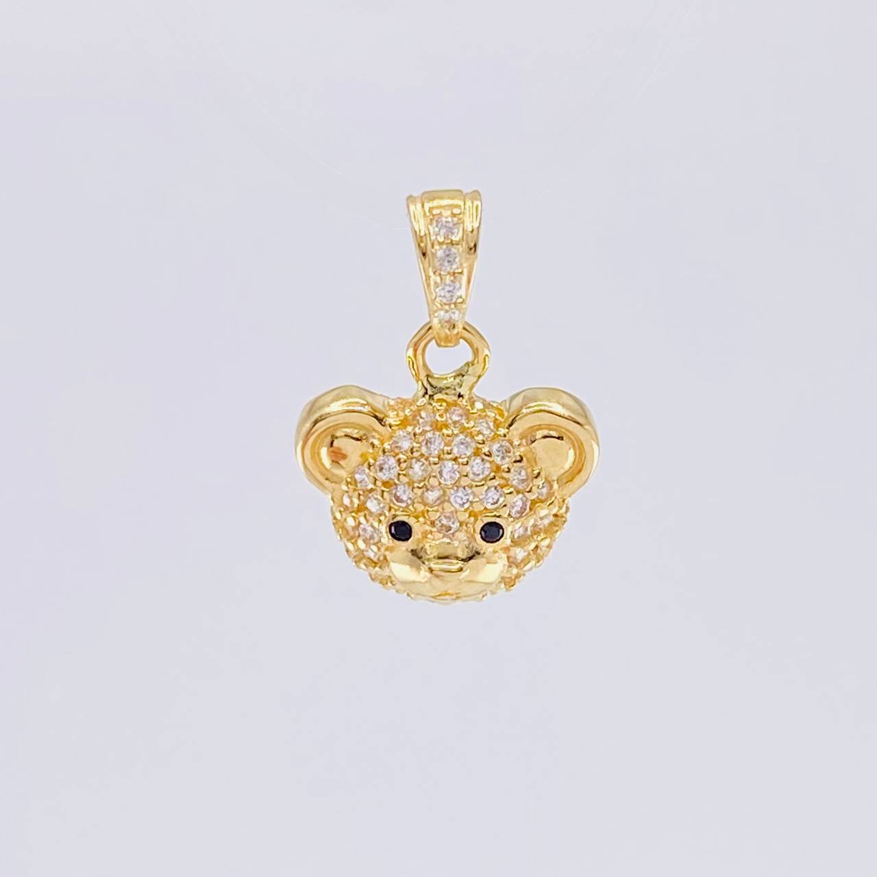 Dije Rostro Oso 2.05 g / 3/4 in Oro Amarillo 18K
