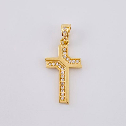 Dije Cruz Luz Divina 1.55 g / 1 in Oro Amarillo 18K