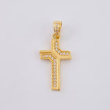 Pendant Divine Light Cross 1.55 g / 1 in 18K Yellow Gold