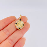 Pendant Miraculous Virgin Medal 2.55 g / 1 in Yellow Gold 18K
