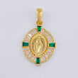 Dije Medalla Virgen Milagrosa 2.55 g / 1 in Oro Amarillo 18K