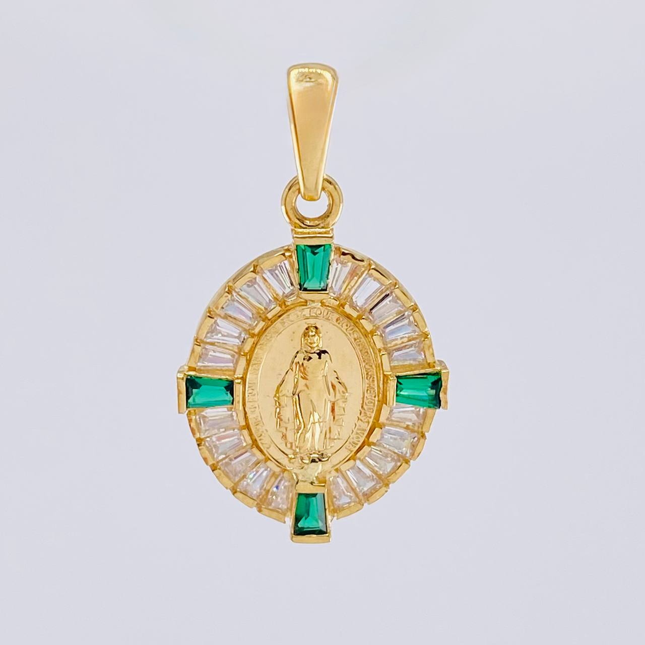 Dije Medalla Virgen Milagrosa 2.55 g / 1 in Oro Amarillo 18K