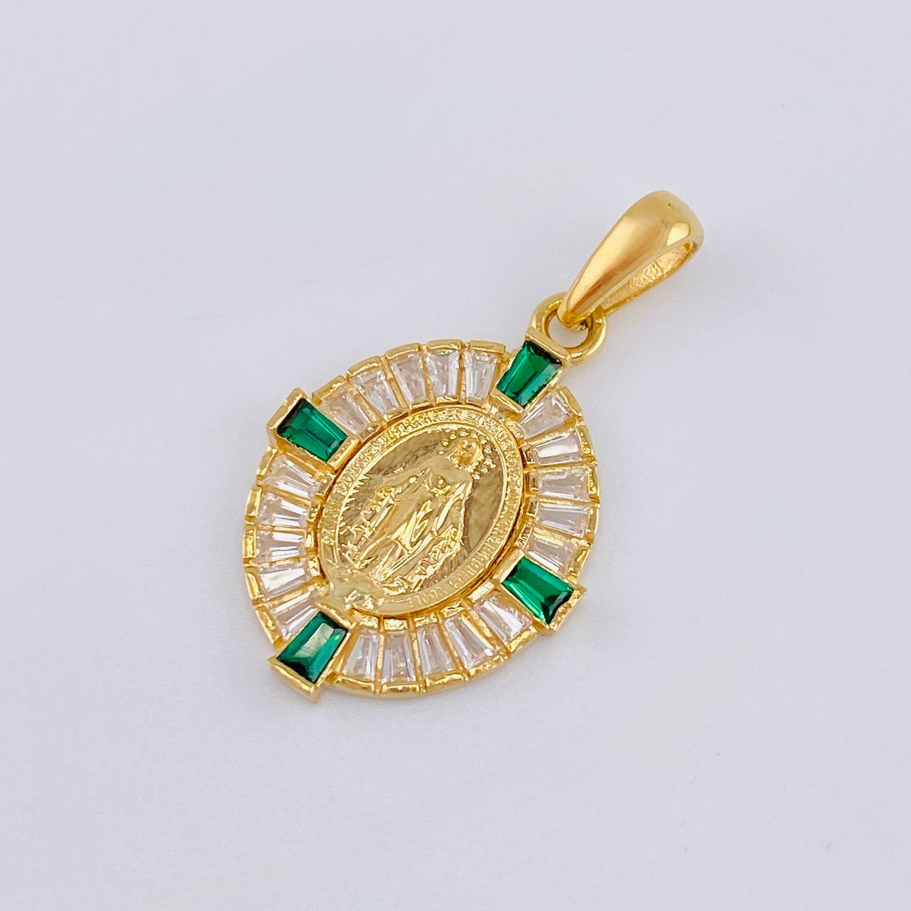 Dije Medalla Virgen Milagrosa 2.55 g / 1 in Oro Amarillo 18K