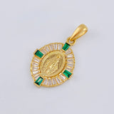 Dije Medalla Virgen Milagrosa 2.55 g / 1 in Oro Amarillo 18K
