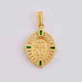Dije Medalla Virgen Milagrosa 2.55 g / 1 in Oro Amarillo 18K