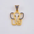 Dije Silueta Elefante 2.15 g / 1 in Oro Amarillo 18K