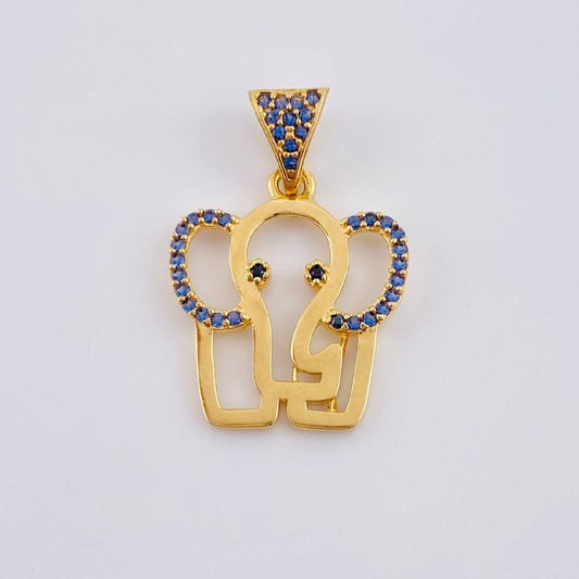 Dije Silueta Elefante 2.15 g / 1 in Oro Amarillo 18K