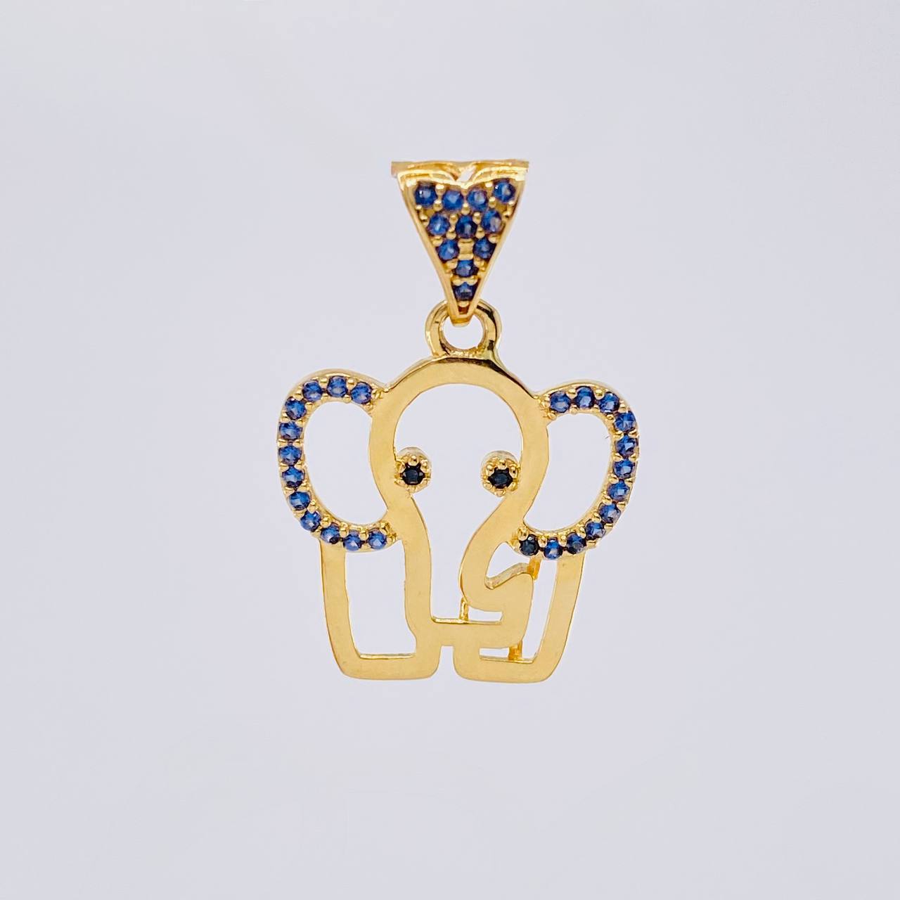 Dije Silueta Elefante 2.15 g / 1 in Oro Amarillo 18K
