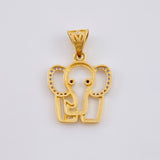 Dije Silueta Elefante 2.15 g / 1 in Oro Amarillo 18K