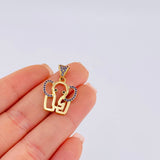 Dije Silueta Elefante 2.15 g / 1 in Oro Amarillo 18K