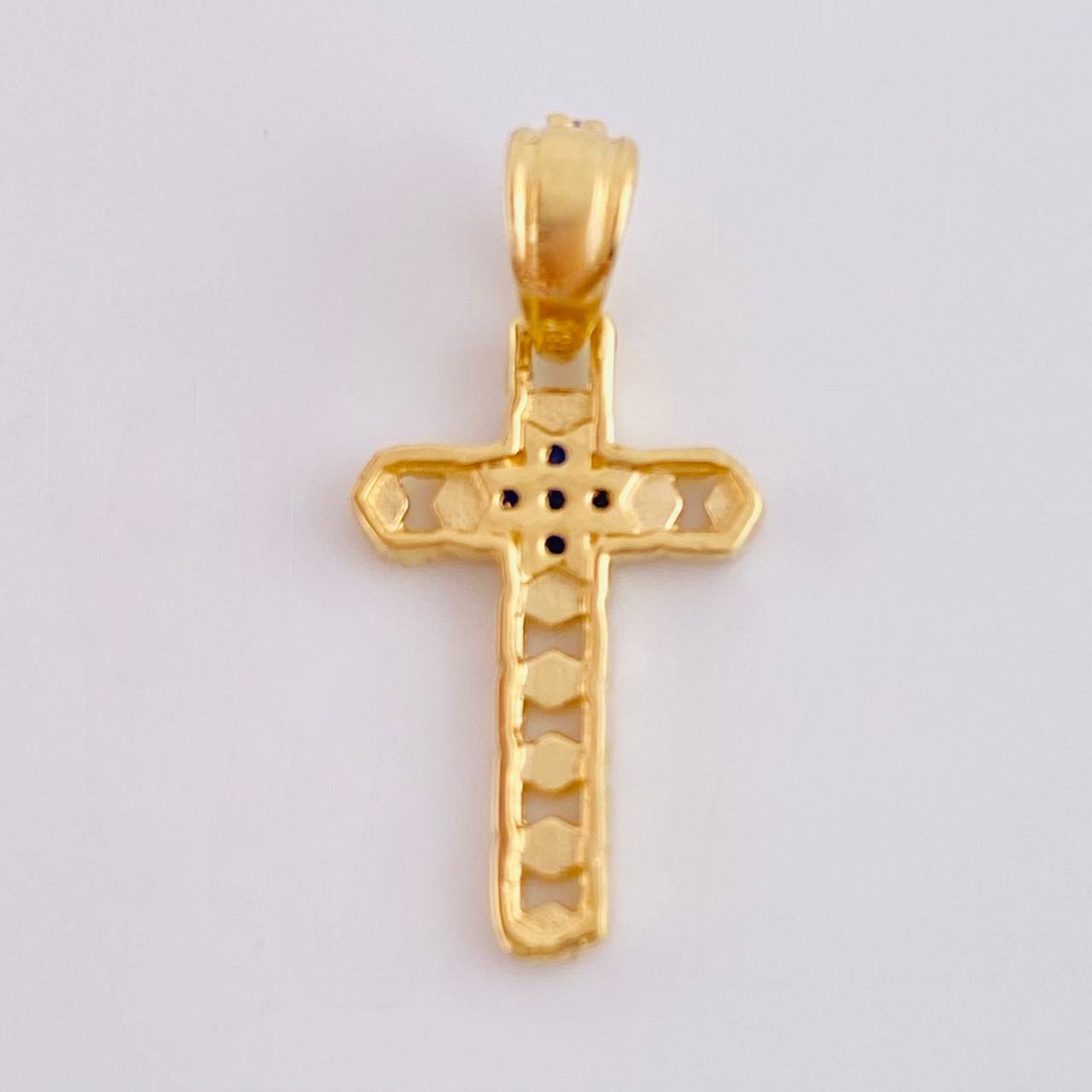Pendant Panzer Cross 1.05 g / 3/4 in 18K Yellow Gold