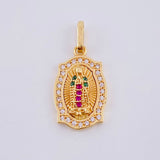 Dije Virgen Guadalupe 2.3 g / 1 in Oro Amarillo 18K