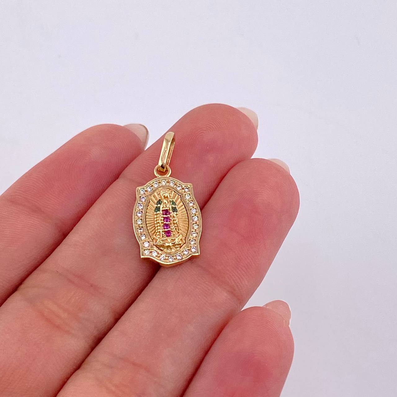 Dije Virgen Guadalupe 2.1 g / 1 in Oro Amarillo 18K