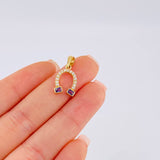 Dije Herradura 1.2 g / 3/4 in Oro Amarillo 18K
