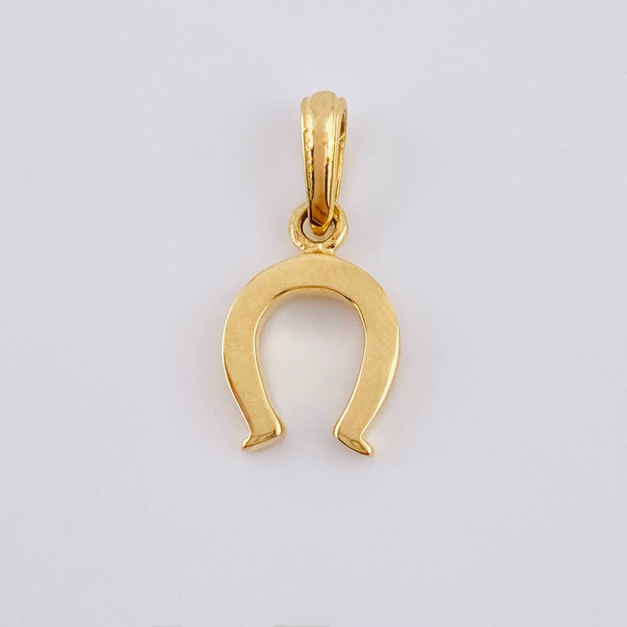 Dije Herradura 1.05 g / 3/4 in Oro Amarillo 18K