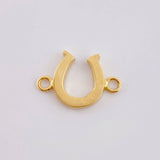 Herraje Herradura 0.8 g / 1/2 in Oro Amarillo 18K
