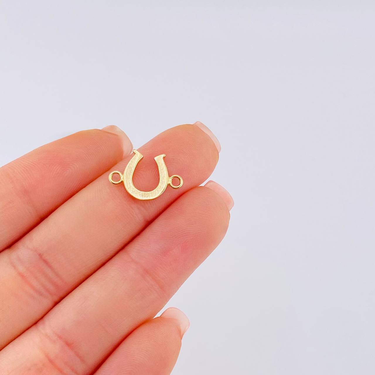 Herraje Herradura 0.85 g / 1/2 in Oro Amarillo 18K