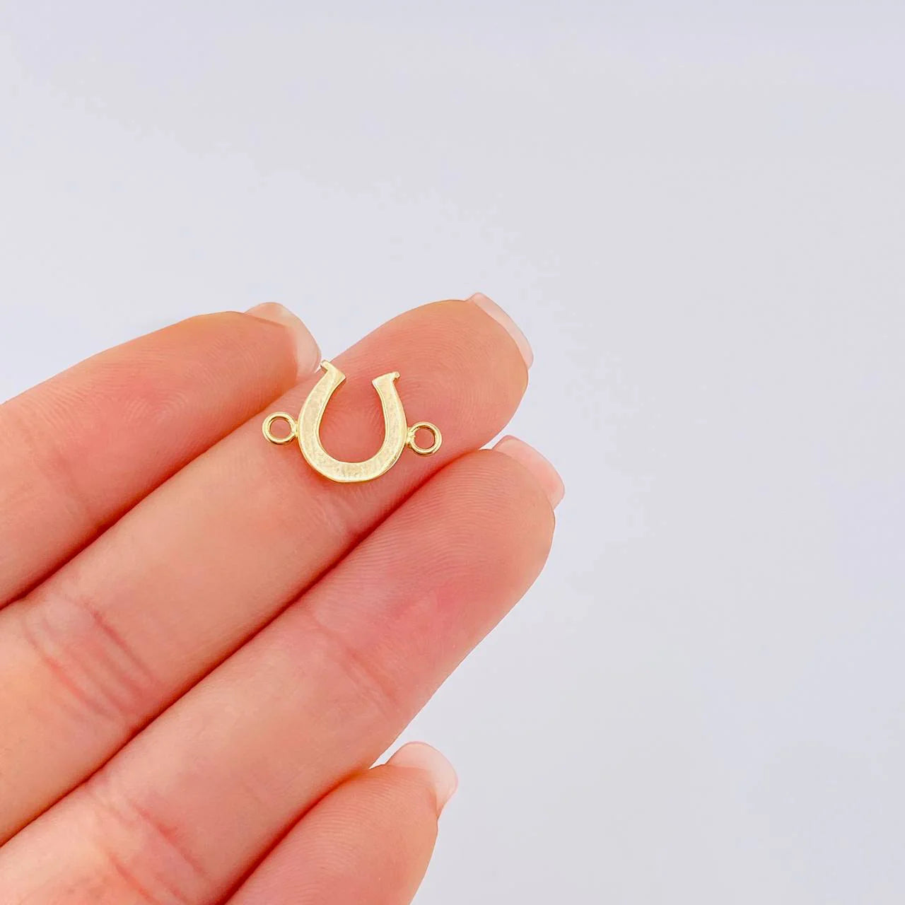 Herraje Herradura 0.8 g / 1/2 in Oro Amarillo 18K