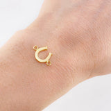 Herraje Herradura 0.8 g / 1/2 in Oro Amarillo 18K