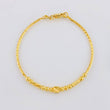 Bracelet Baby Cubicular Cylindrical Assembled 2.3 g / 5 in / 3 mm 18K Yellow Gold
