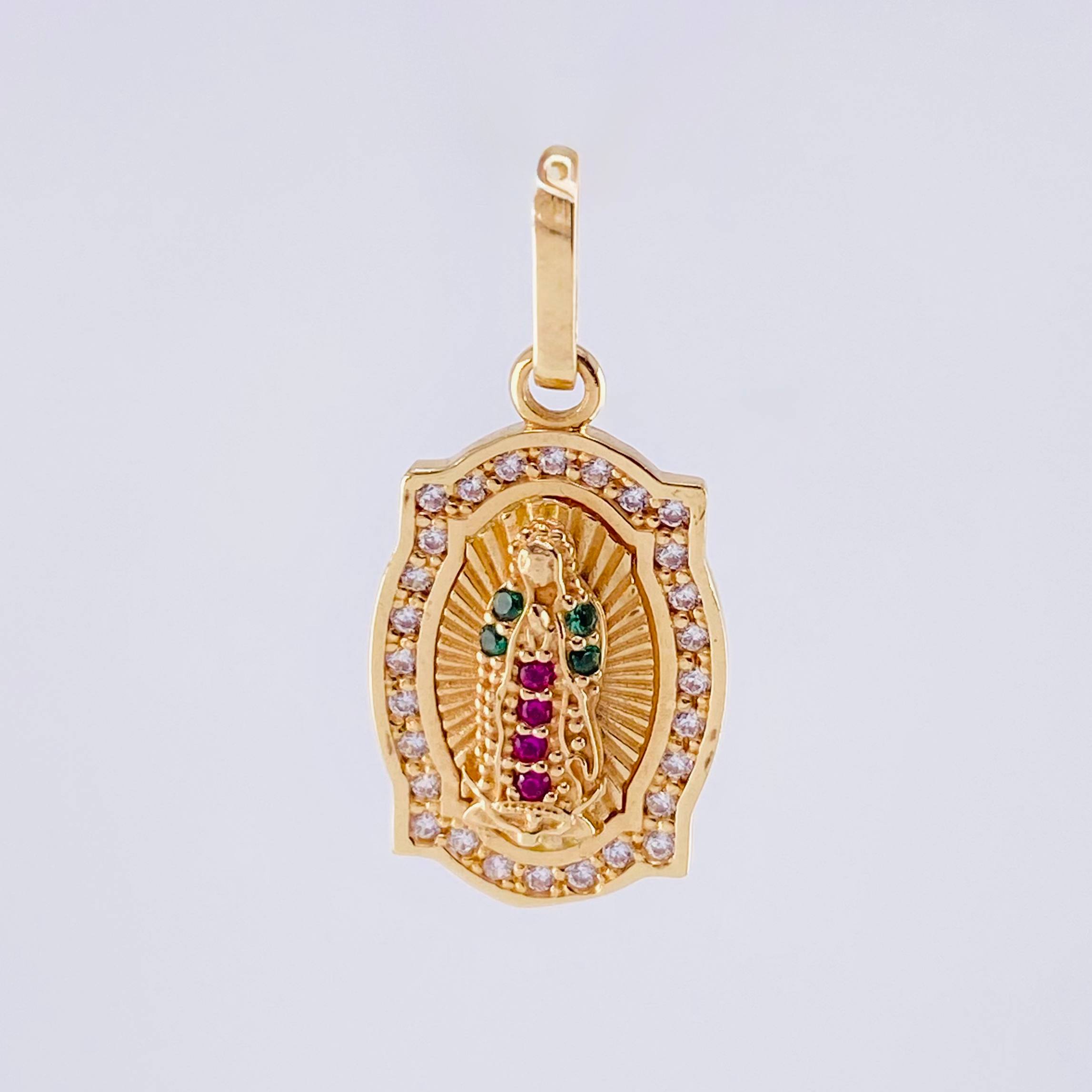 Dije Virgen Guadalupe 2.3 g / 1 in Oro Amarillo 18K