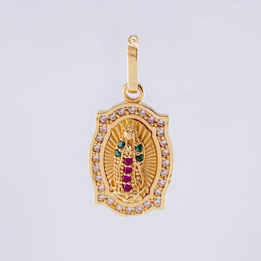 Dije Virgen Guadalupe 2.1 g / 1 in Oro Amarillo 18K