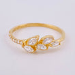 Anillo Rama De Laurel 1.6 g / T7 1/4 Oro Amarillo 18K