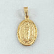 Pendant Virgin of Guadalupe 1.2gr / 2.6cm (1.0in) / 18K Gold
