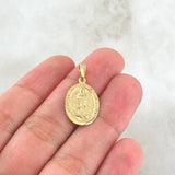Dije Virgen Guadalupe 1.35gr / 2.6cm / Oro 18K