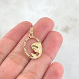 Dije Virgen Maria 1.4gr / 2.7cm / Oro 18K