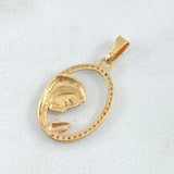 Dije Virgen Maria 1.4gr / 2.7cm / Oro 18K