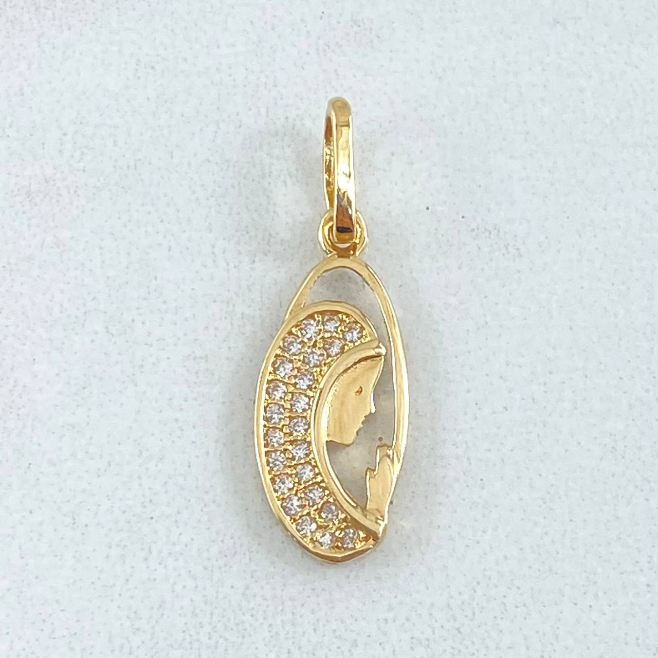 Dije Virgen Maria 1.1gr / 2.2cm / Oro 18K
