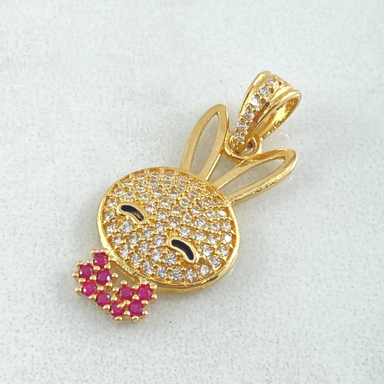 Pendant Rabbit Face 2.35gr / 2.7cm (1.1in) / 18K Gold