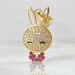 Pendant Rabbit Face 2.35gr / 2.7cm (1.1in) / 18K Gold