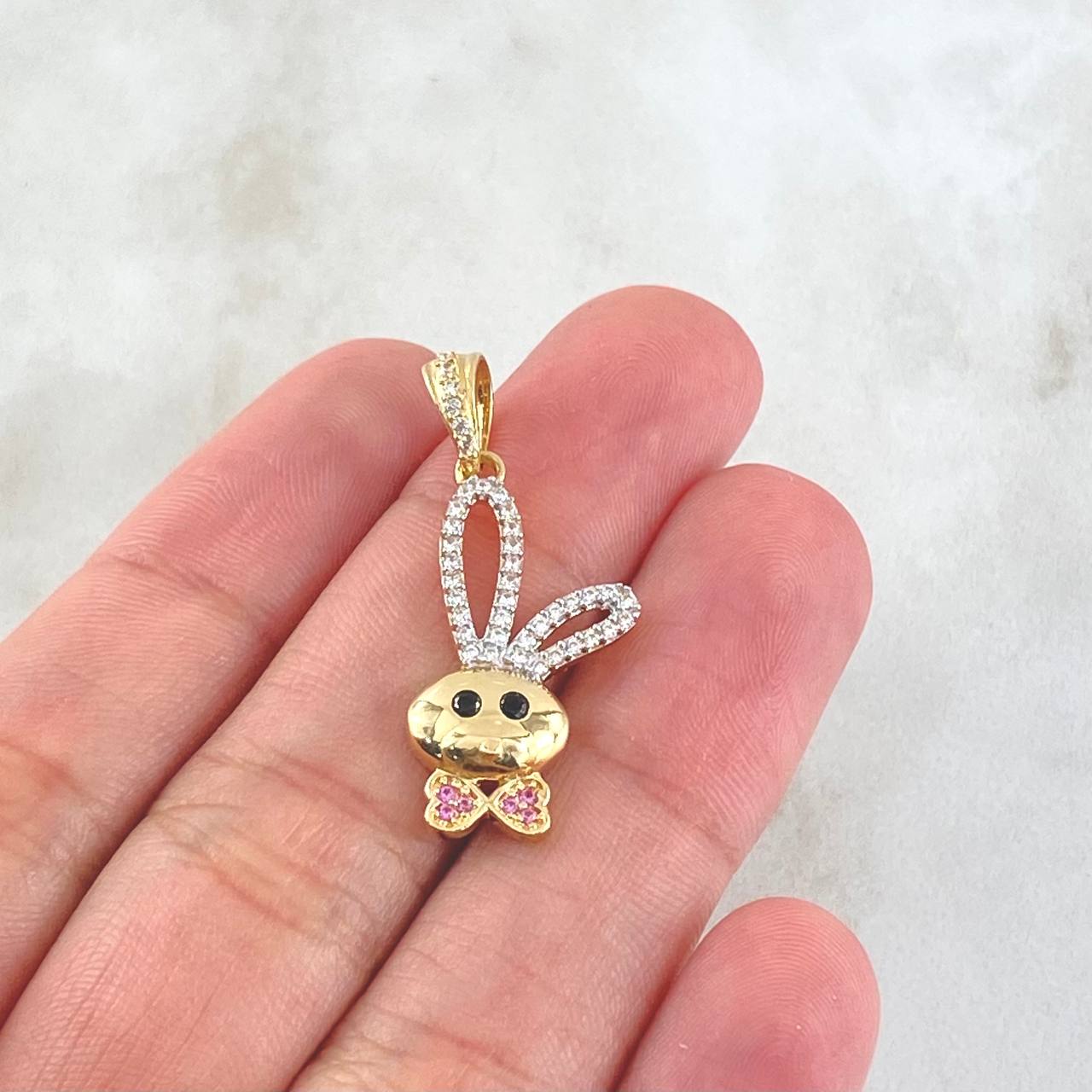 Pendant Rabbit Face 2.45gr / 3cm / 18K Gold